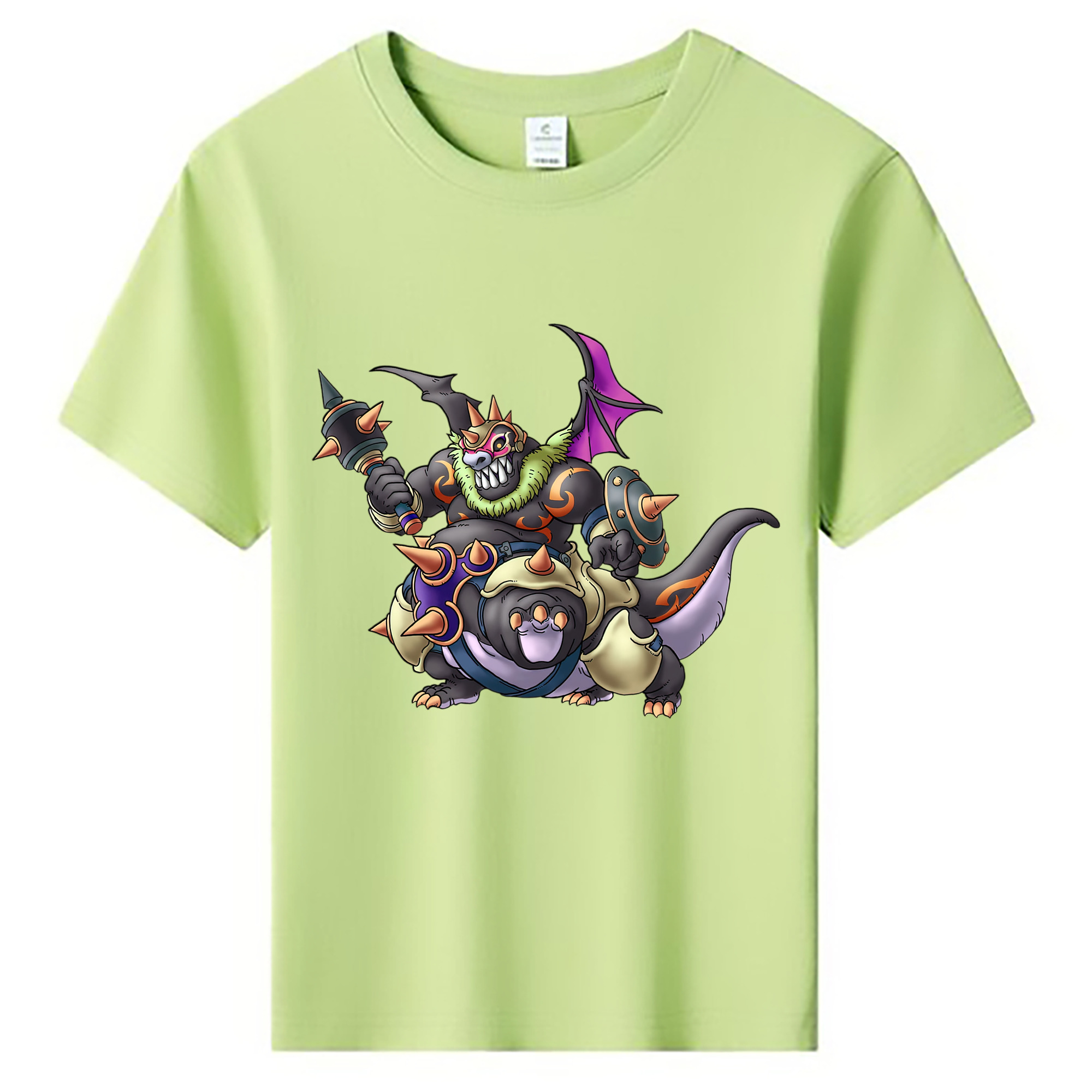 （画像用） ドラゴンクエスト Doragon Kuesuto Dragon Quest 綿100％キッズTシャツ（フロントプリント）